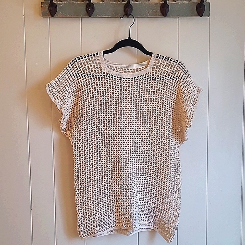 HANDMADE Crocheted Sweater,  Medium
